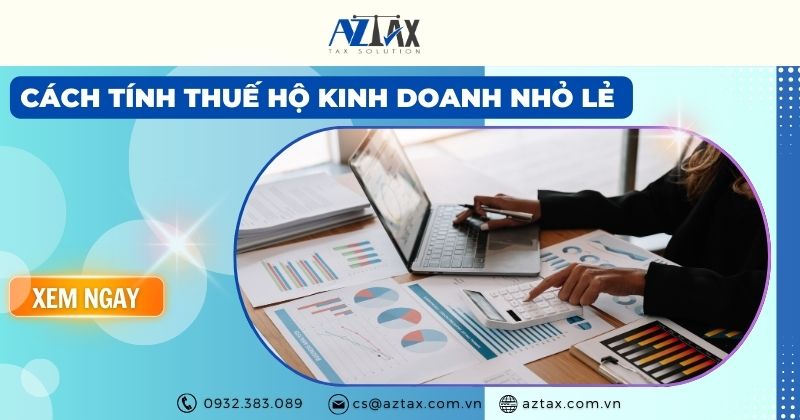 cách tính thuế hộ kinh doanh nhỏ lẻ