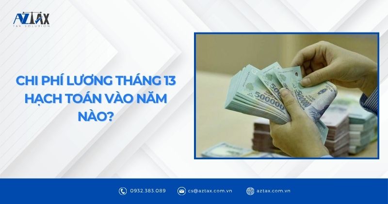 Chi phí lương tháng 13 hạch toán vào năm nào?