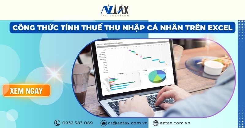 công thức tính thuế thu nhập cá nhân excel