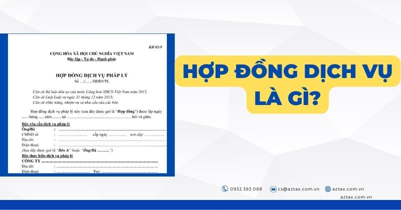 Hợp đồng dịch vụ là gì?