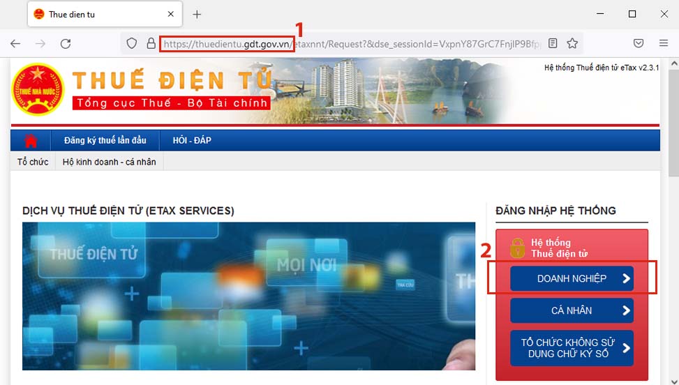 Hướng dẫn đăng ký MST cá nhân online trên website Thuế điện tử