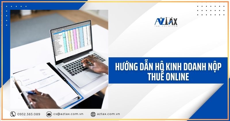 Hướng dẫn hộ kinh doanh nộp thuế Online