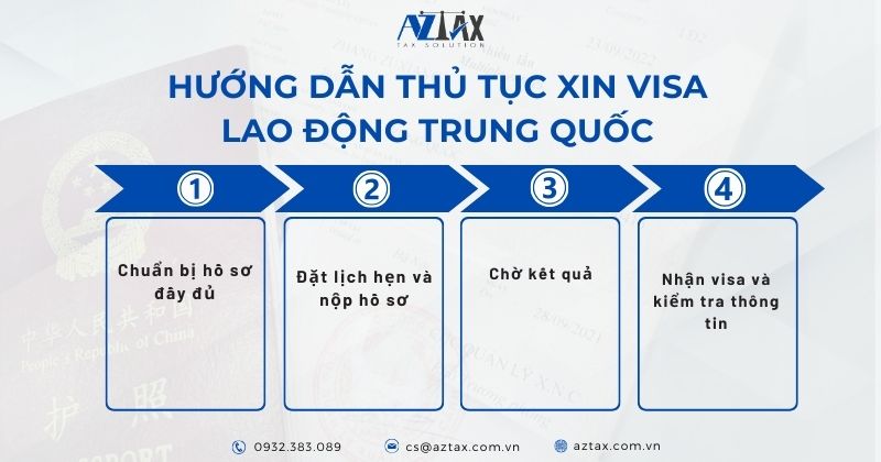 Hướng dẫn thủ tục xin visa lao động Trung Quốc