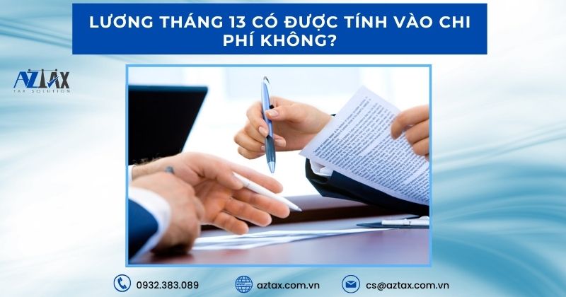 Lương tháng 13 có được tính vào chi phí không?