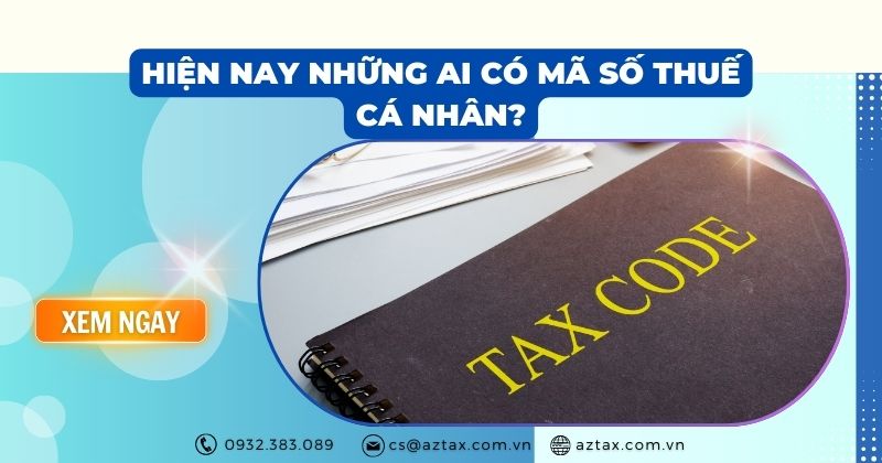 những ai có mã số thuế cá nhân