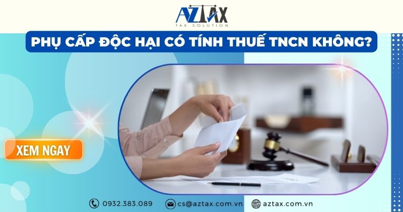 phụ cấp độc hại có tính thuế tncn không?