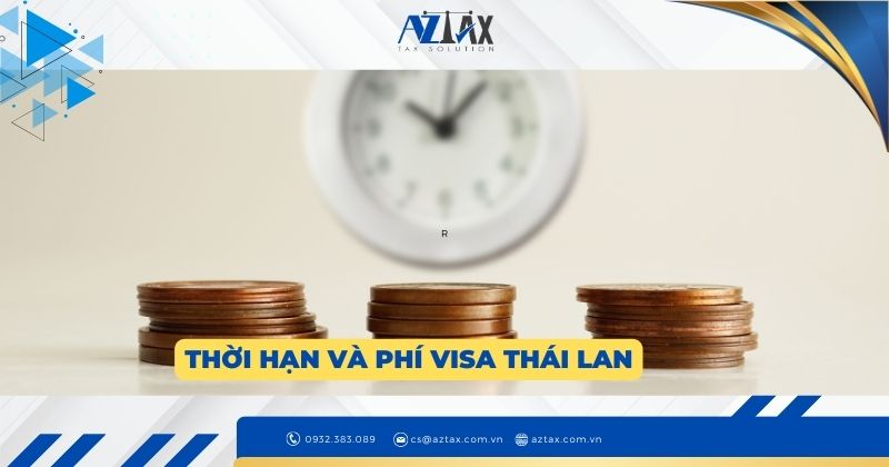 Thời hạn và phí visa Thái Lan