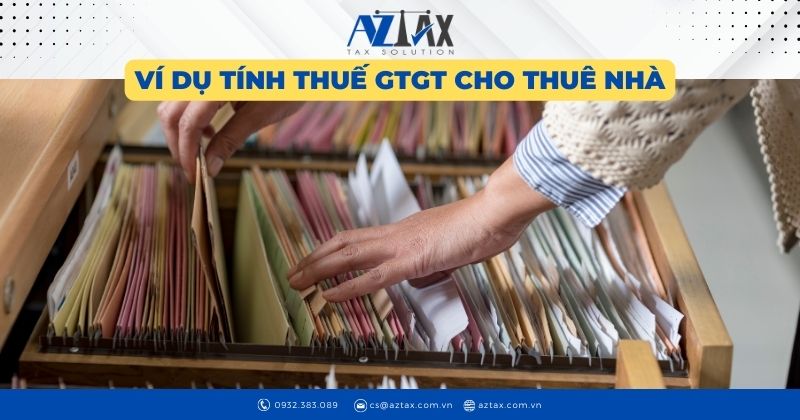 Ví dụ tính thuế GTGT cho thuê nhà