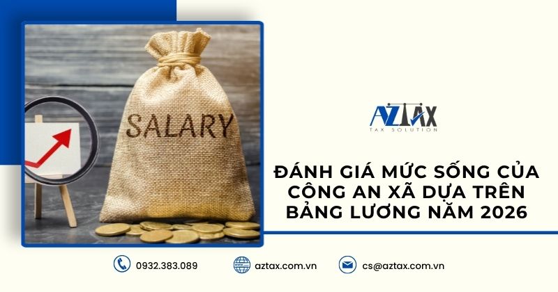 Đánh giá mức sống của công an xã dựa trên bảng lương năm 2026