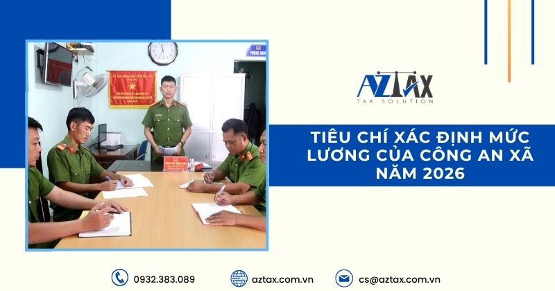Tiêu chí xác định mức lương của công an xã năm 2026