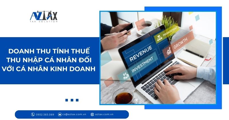Doanh thu tính thuế thu nhập cá nhân đối với cá nhân kinh doanh
