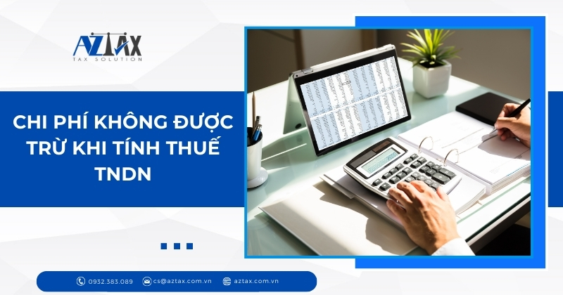 Chi phí không được trừ khi tính thuế TNDN
