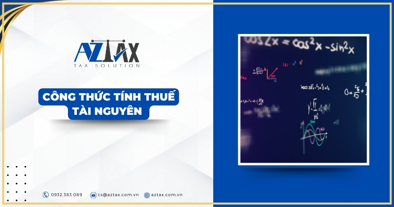 Công thức tính thuế tài nguyên