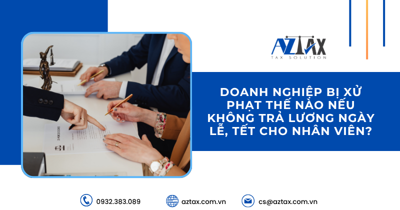 Doanh nghiệp bị xử phạt thế nào nếu không trả lương ngày lễ, tết cho nhân viên?