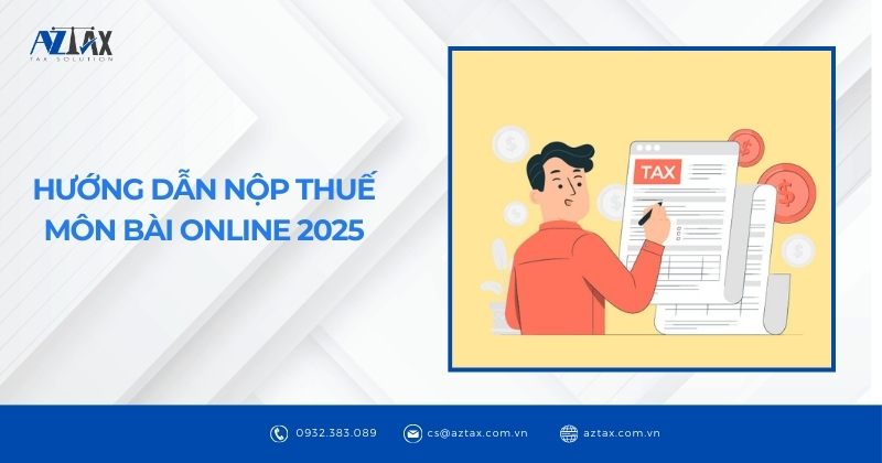Hướng dẫn nộp thuế môn bài online 2025