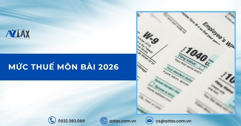 Mức thuế môn bài 2026