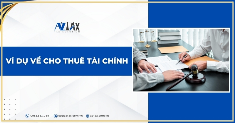 Ví dụ về cho thuê tài chính