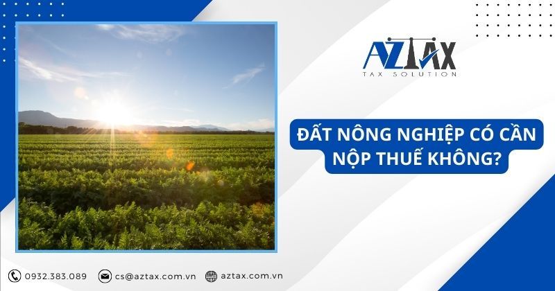 Đất nông nghiệp có cần nộp thuế không?