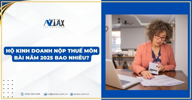 Hộ kinh doanh nộp thuế môn bài năm 2025 bao nhiêu?