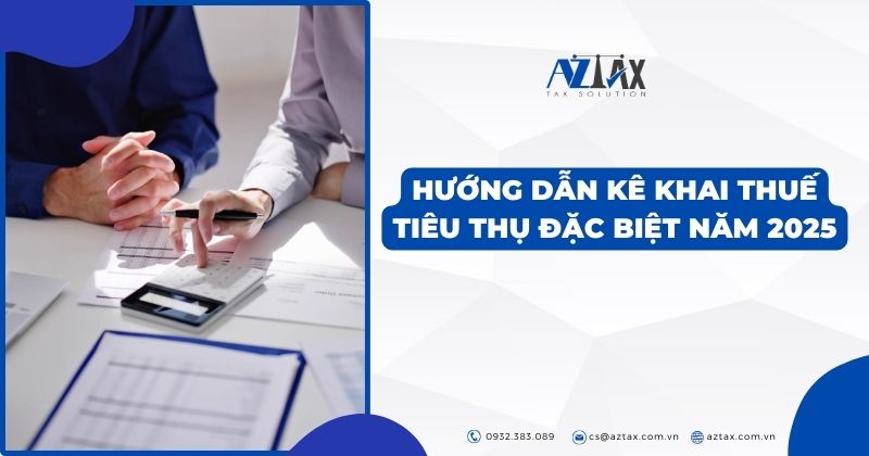 Hướng dẫn kê khai thuế tiêu thụ đặc biệt năm 2025