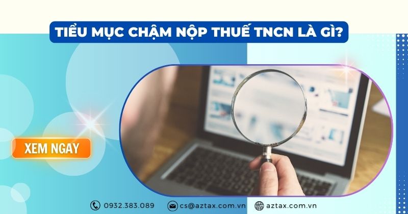 Mã tiểu mục chậm nộp thuế TNCN năm 2025 là gì?