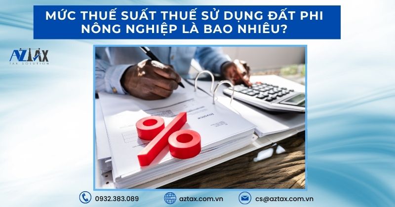 Mức thuế suất thuế sử dụng đất phi nông nghiệp là bao nhiêu?