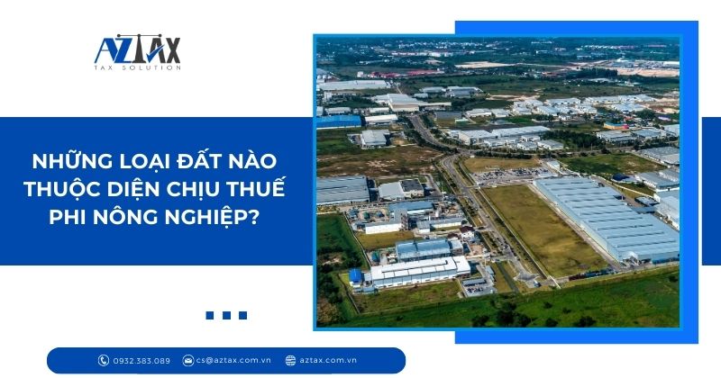 Những loại đất nào thuộc diện chịu thuế phi nông nghiệp?