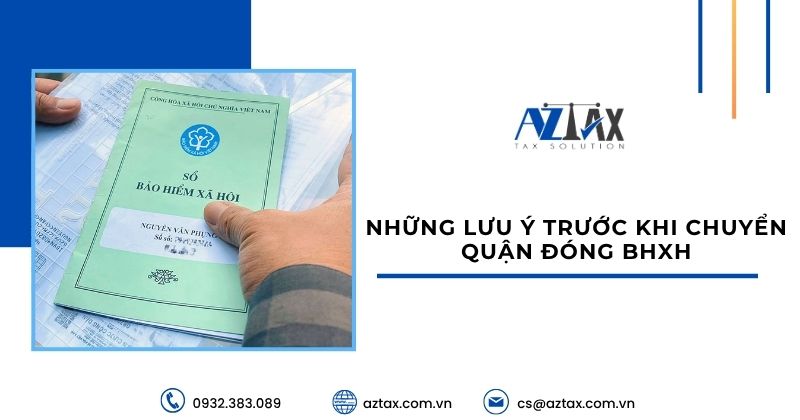Những lưu ý trước khi chuyển quận đóng BHXH