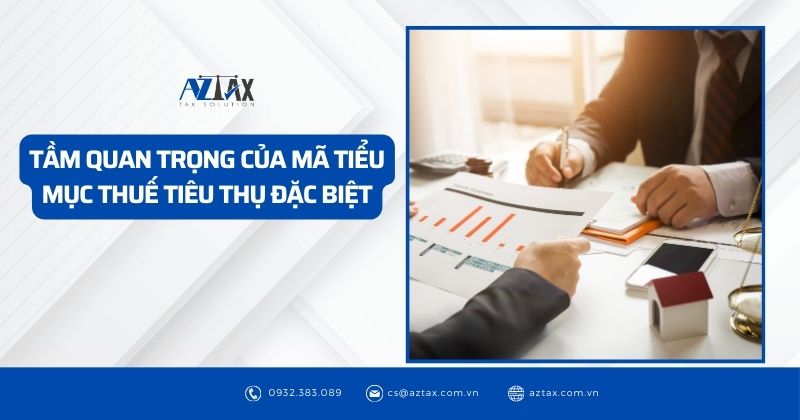 Tầm quan trọng của mã tiểu mục thuế tiêu thụ đặc biệt