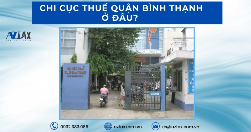 Chi cục thuế Quận Bình Thạnh ở đâu?