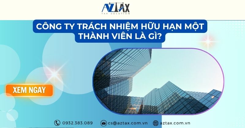 Công ty trách nhiệm hữu hạn một thành viên là gì?
