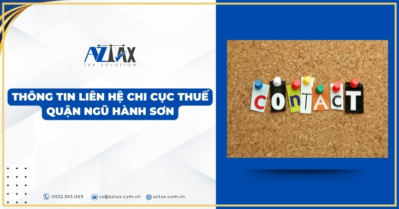 Thông tin liên hệ Chi cục Thuế quận Ngũ Hành Sơn
