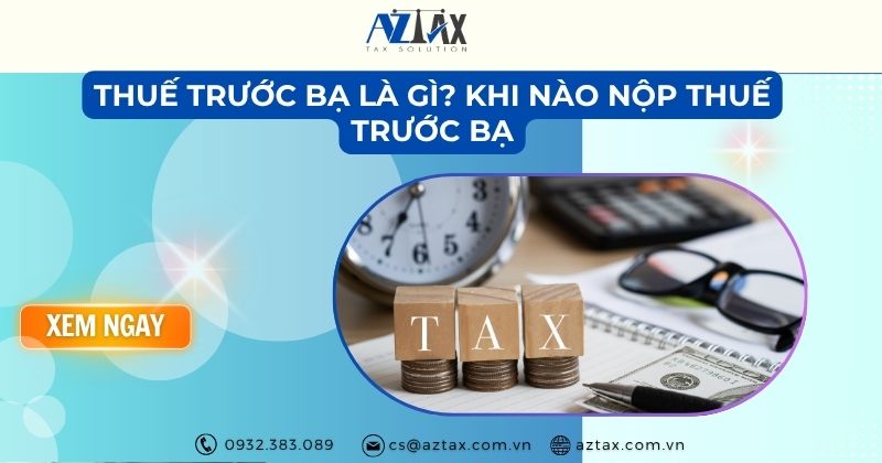 Thuế trước bạ là gì? Khi nào nộp thuế trước bạ