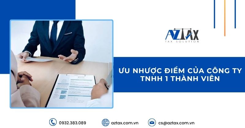 Ưu nhược điểm của công ty TNHH 1 thành viên