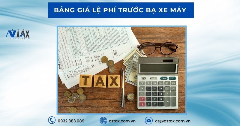 Bảng giá lệ phí trước bạ xe máy