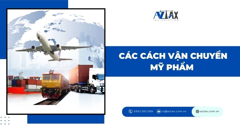 Các cách vận chuyển mỹ phẩm