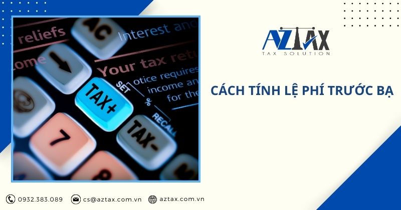 Cách tính lệ phí trước bạ