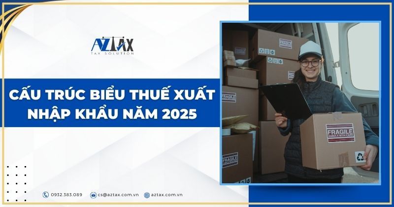 Cấu trúc biểu thuế xuất nhập khẩu năm 2025