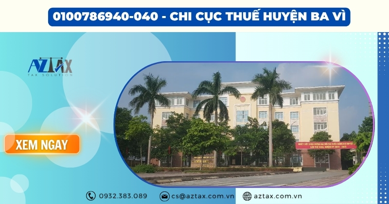 chi cục thuế huyện ba vì