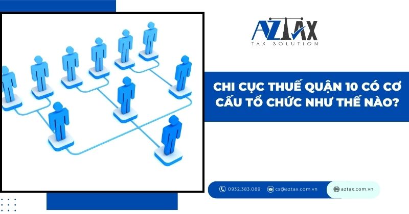Chi cục thuế quận 10 có cơ cấu tổ chức như thế nào?