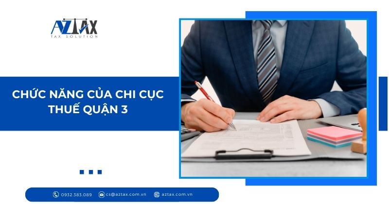 Chức năng của chi cục thuế quận 3