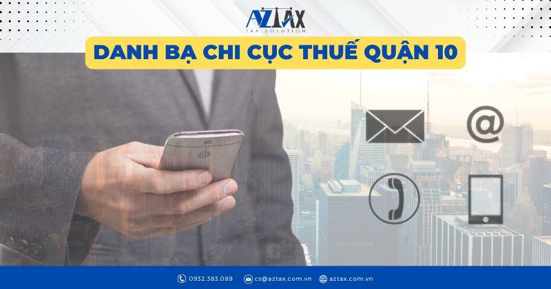 Danh bạ chi cục thuế quận 10