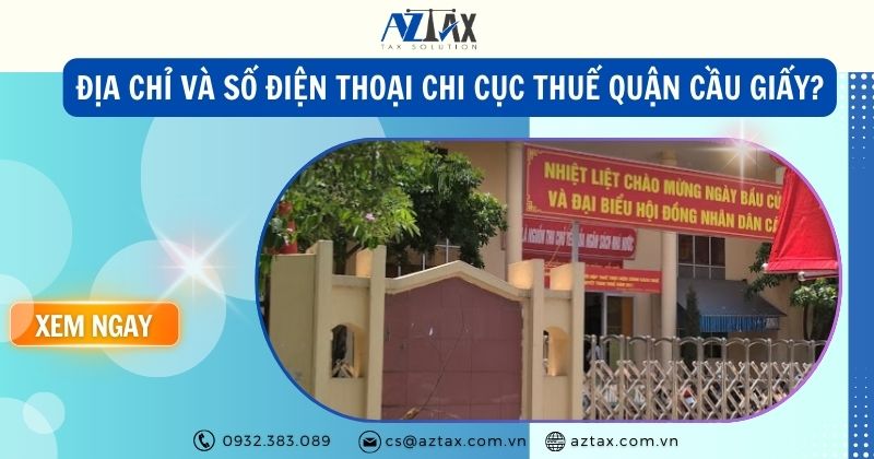 Địa chỉ và số điện thoại quận Cầu Giấy