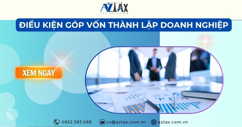 Điều kiện góp vốn thành lập doanh nghiệp