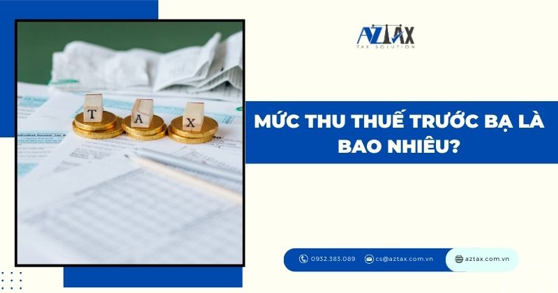 Mức thu thuế trước bạ là bao nhiêu?