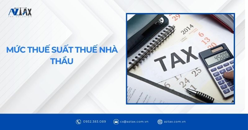 Mức thuế suất nhà thầu