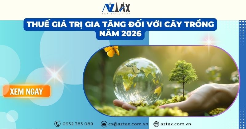 Thuế giá trị gia tăng đối với cây trồng​ năm 2026