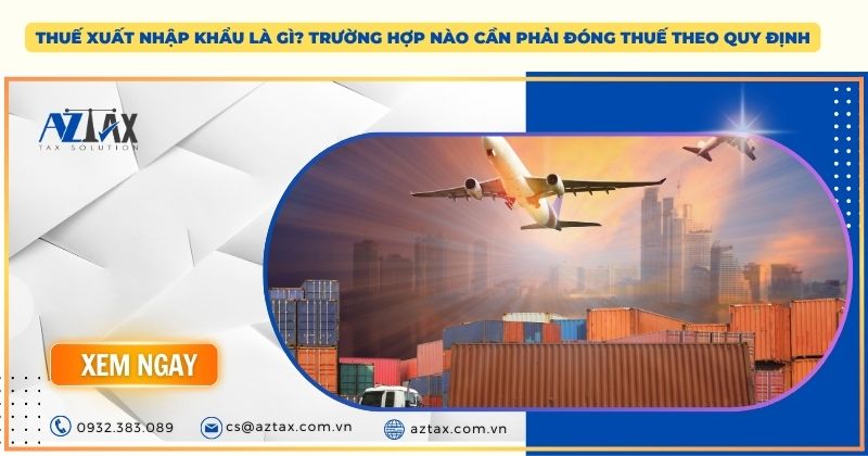 Thuế xuất nhập khẩu là gì? Trường hợp nào cần phải đóng thuế theo quy định