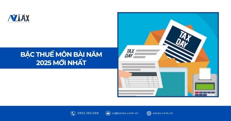 Bậc thuế môn bài năm 2025