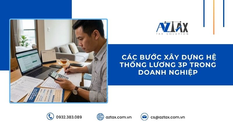 Các bước xây dựng hệ thống lương 3P trong doanh nghiệp